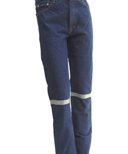 PANTALON JEAN CON CINTA REFLECTIVA