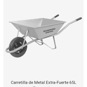 Carretilla de Metal Extra-Fuerte 65L Tramontina