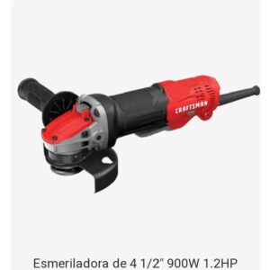 Esmeriladora de 4 1/2″ 900W 1.2HP 7.5A 120V Craftsman
