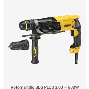 Rotomartillo SDS PLUS 3.0J – 800W Dewalt