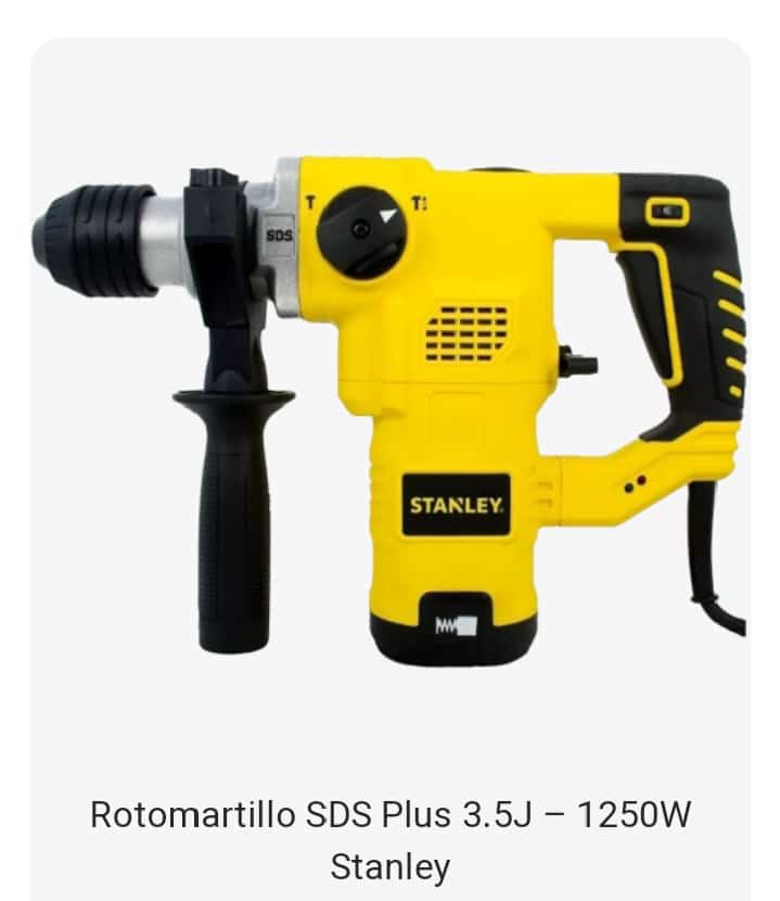 Rotomartillo SDS Plus 3.5J – 1250W Stanley