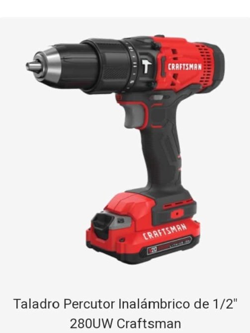 Taladro de Rotación Inalámbrico de 12″ 280UW Craftsman (2)