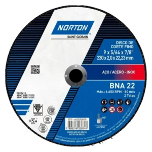 DISCO DE CORTE FINO BNA 22 NORTON