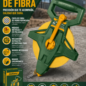 CINTA DE FIBRA JADEVER 50M X 12.5MM