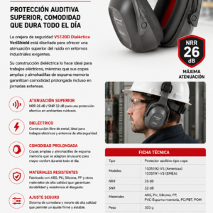 OREJERA TIPO DIADEMA HONEYWELL VS120D