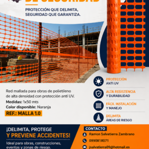 MALLAS PLASTICA DE SEGURIDAD