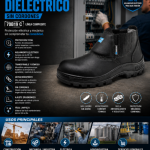 BOTA DE SEGURIDAD MARLUVAS 50B19C PAP