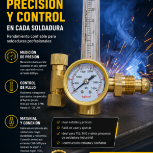 REGULADOR DE ARGON UWELD